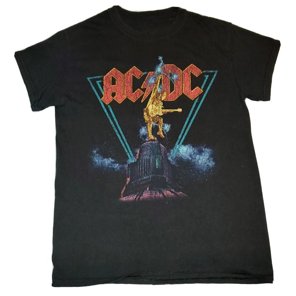 A.C.D.C Band Black Thunderstruck Bon Scott T-Shirt Gift For Men Women SB053 Unisex T-Shirt L
