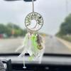 Dream Catcher Hand-woven Feathers Wind Chimes Tree of Life Crystal Stone Car Pendant Bedroom Hanging Ornaments Home Decorations