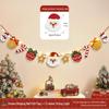 Christmas Tree Hanging Ornaments & Festive Decorations with Atmosphere Lights & Pull Flowers