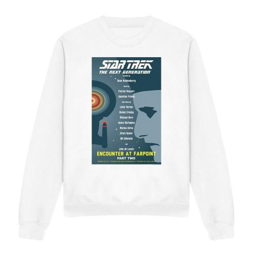 STAR TREK Unisex Adult The Next Generation Season 1 Episode 2 Sweatshirt