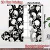 Flat Printing Curtains Without Rod Skull Pattern Popular Print Versatile Fabric All Seasons Perfect Curtain Set Of 2 Made Polyester Washable