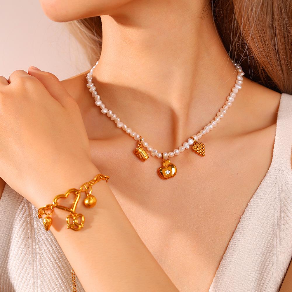 European & American Fashion Fruit Pendant Ornaments - Cookie Biscuit Shape Accessories