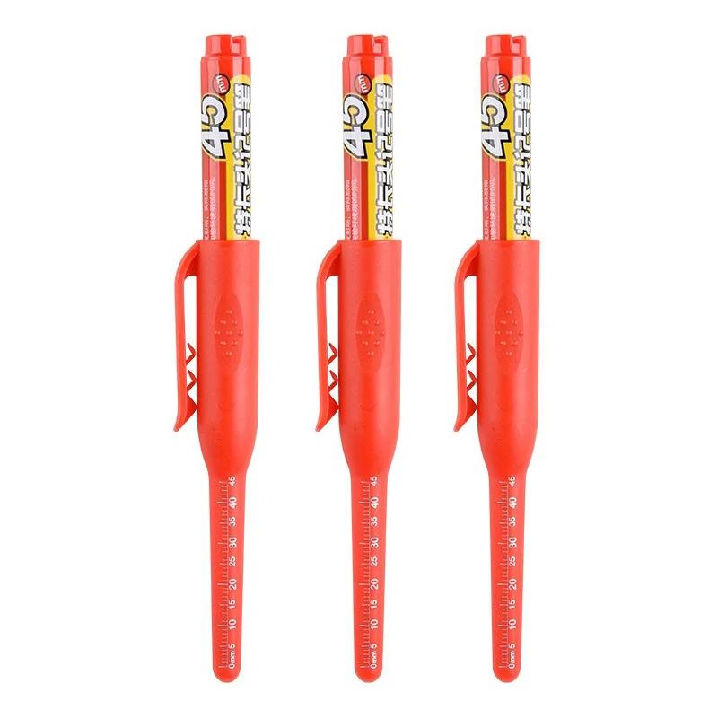 1/3/6PCS 45mm Deep Hole Long Head Paint Markers For Metal Perforating Waterproof Bathroom Woodworking Graffiti Paint Supplies