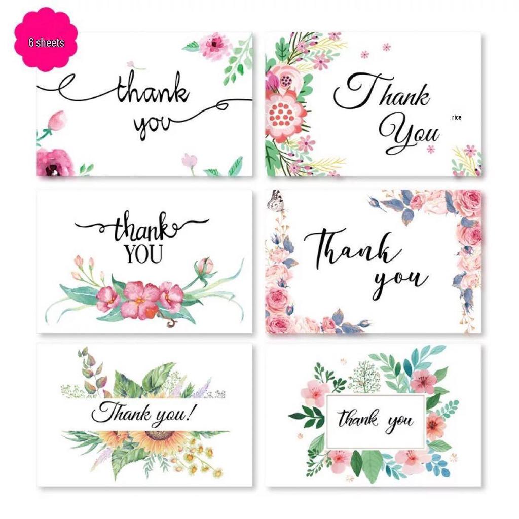 Korean-Style Thank You & Holiday Greeting Card with Free Shipping
