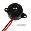 Verchromt Für Auto Elektronischer Summer Alarm 10A Piezo Dauerton Piepser Mehrton Hupe