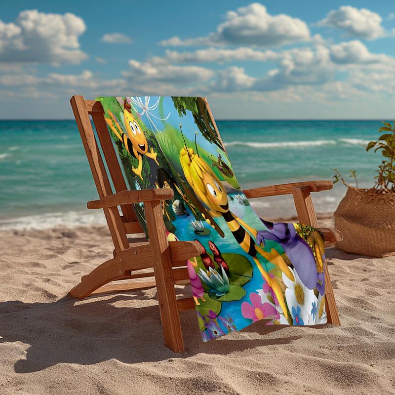Ultra-Soft Beach Towel with jonalu Theme,Ideal for Pool - Camping, Diving - Perfect Travel Essential, Vibrant Beach Towel.