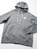 LOTTO L57080 SMART SWEAT FZ Hoodie, Sweatshirt, Loungewear, Men's Top, 210621 Q17-GRYPHON GRAY, Size XS (Japan XS) [Parallel Import]