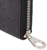 Castelbajac Marcel Small Long Wallet with Round Zipper, Black, 61616