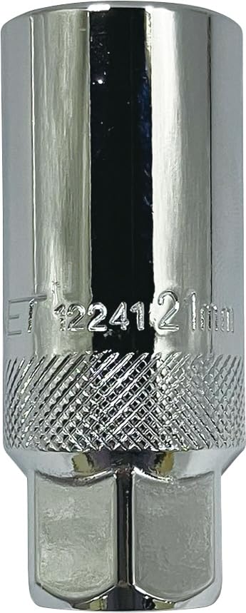 

SIGNET 12241 3/8DR Insertion Angle Clip Type Plug Socket, Very 0.8 inches (21 mm), Total Length: 2.6 inches (65 mm)