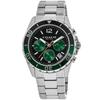 Kent Black & Green Chronograph Dial Steel Men's Watch 14602557