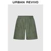 UR Men's Textured Casual Elastic Waist Shorts