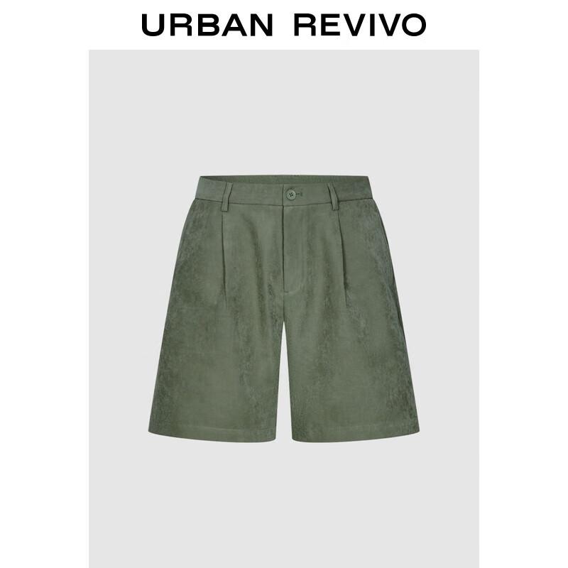 UR Men s Textured Casual Elastic Waist Shorts 29