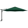 Garden Sun Umbrella Green 248 X 248 X 148 Cm Polyester and Steel