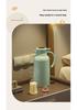 Portable Thermos Flask with Temperature Display, Large Capacity, Glass Liner, Insulated for Home, Dorm, or Travel Use