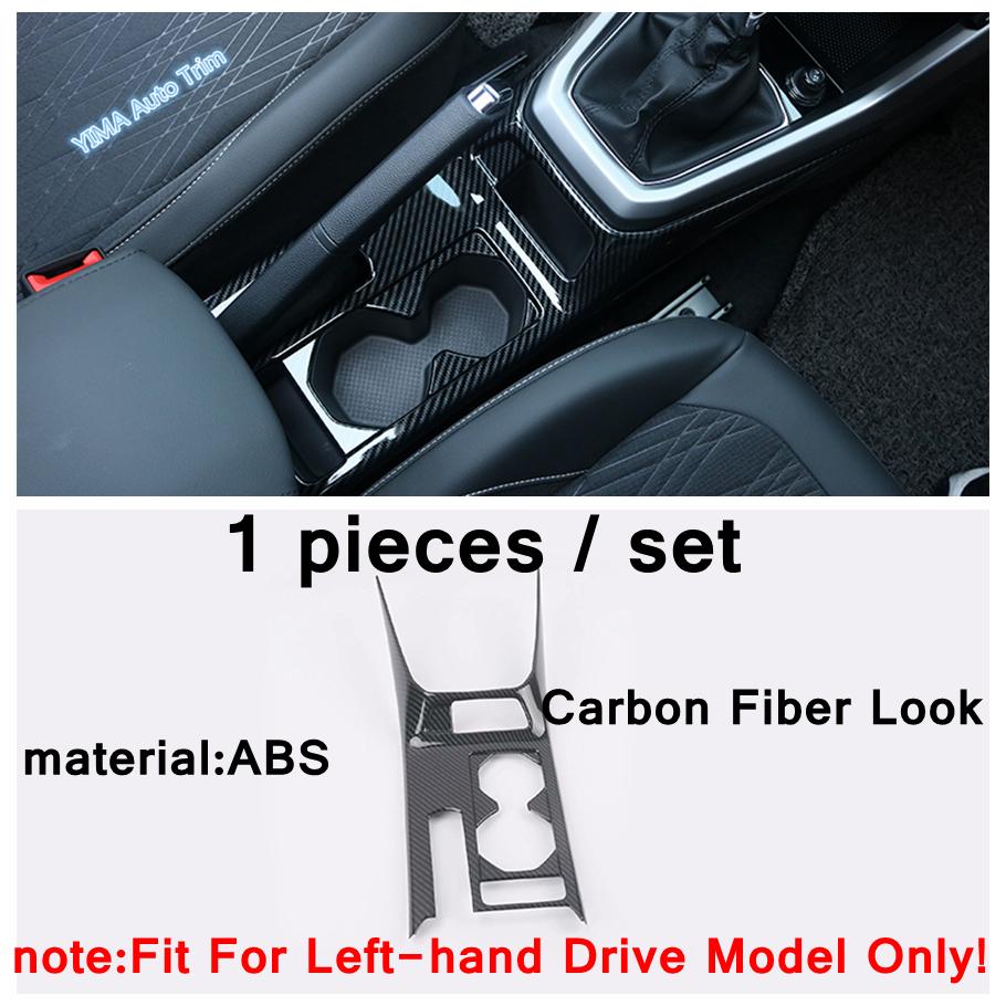 Car Water Cup Gear Shift Panel Decor Cover Trim Stainless Steel Accessories For VW Volkswagen T-Cross