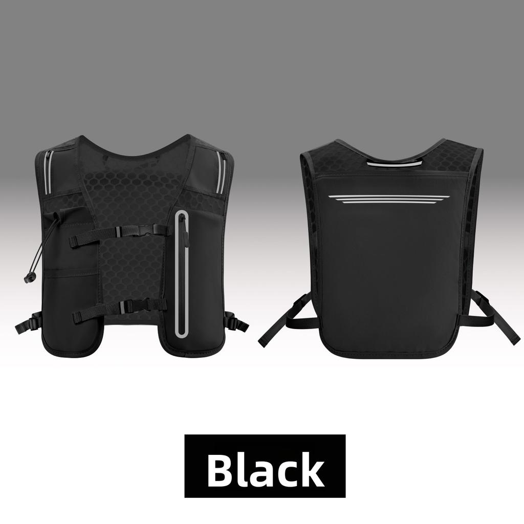 Ultralight Breathable Hydration Vest  Reflective Safety Running Vest for Men Women Adjustable Cycling Hiking Marathon Backpack