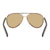 Prada Brand Logo Stainless Steel Aviator Sunglasses Women's Tortoiseshell Tortoiseshell Color 59 Basic Packaging-glasses Case + Packaging Box
