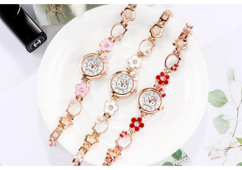 Popular Children's Cartoon Cat Watch for Girls - Cute Claw Design