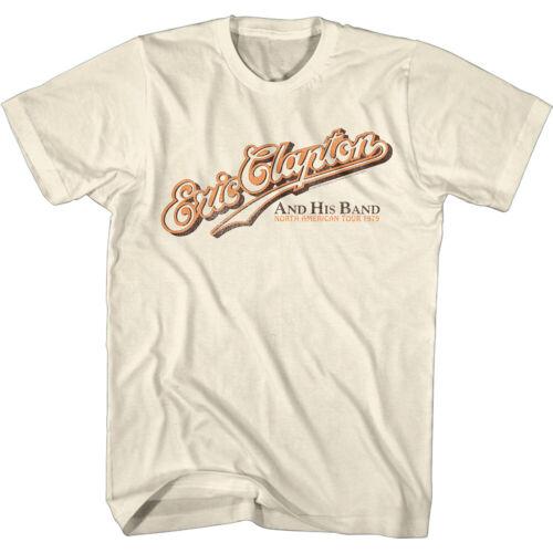 

Eric Clapton and His Band NA Tour 79 Men s T-Shirt Guitar Album Concert Merch - Men s Summer Cotton Graphic Tee S разноцветный