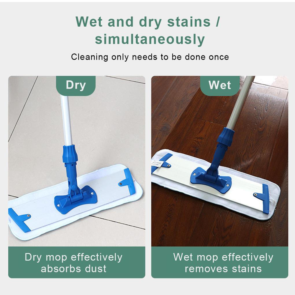 Suché mokré mopy Náhradní hadřík Mikrovláknová podložka Podlahové dlaždice Nářadí na čištění skvrn od prachu Vytírání pro domácí ložnici obývací pokoj