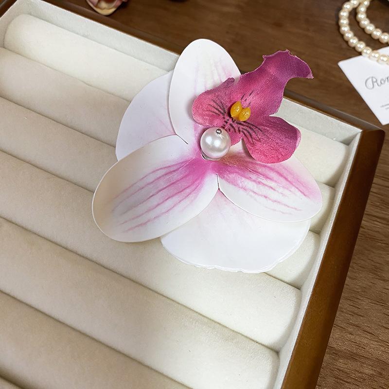 

Цвет жемчужный бабочка цветок заколка для волос простая и модная супер фея клипса-уточка темперамент универсальный головной убор аксессуары для волос продвинутое чувство