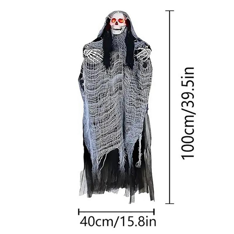 2D Halloween Horror Skull Bride Background Cloth Halloween Horror Atmosphere Haunted House Indoor And Outdoor Decoration Supplie