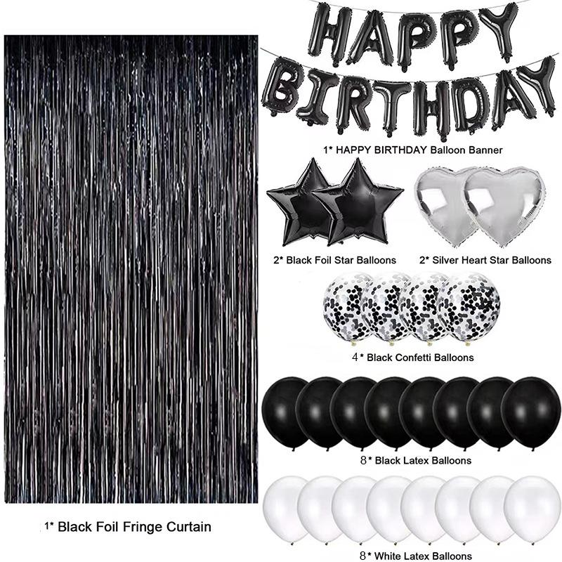 Hot Sale Rose Gold Balloon Decoration Set for Birthday Parties
