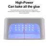 45LED UV Nail Lamp High Power Nail Dryer with LCD Smart Screen Gel Curing Drying Lamp Removable Base Pedicure Tool for Home