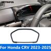 For Honda CR-V CRV  2024 2025 Carbon Fiber Trument Board Dashboard Cover Trim Frame Sticker Bezel Accessories Car Styling