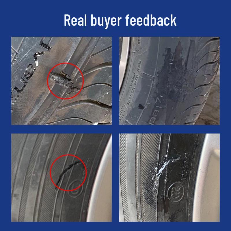 Automotive Black Tire Sidewall Repair Glue