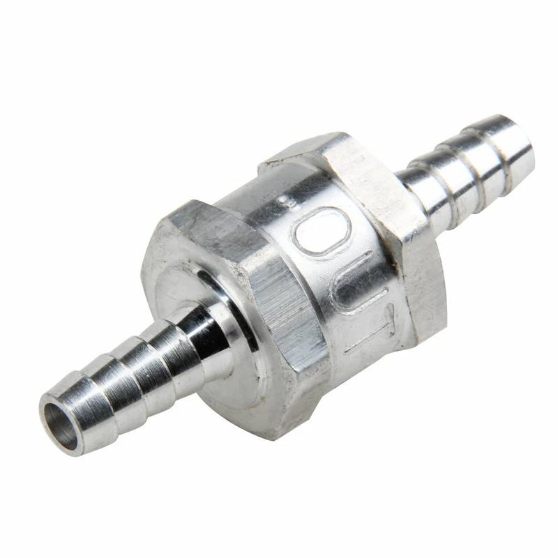 5/16" 8mm Auminium One Way Check Valve Non Return Inline For Gas Oil Diesel Fuel