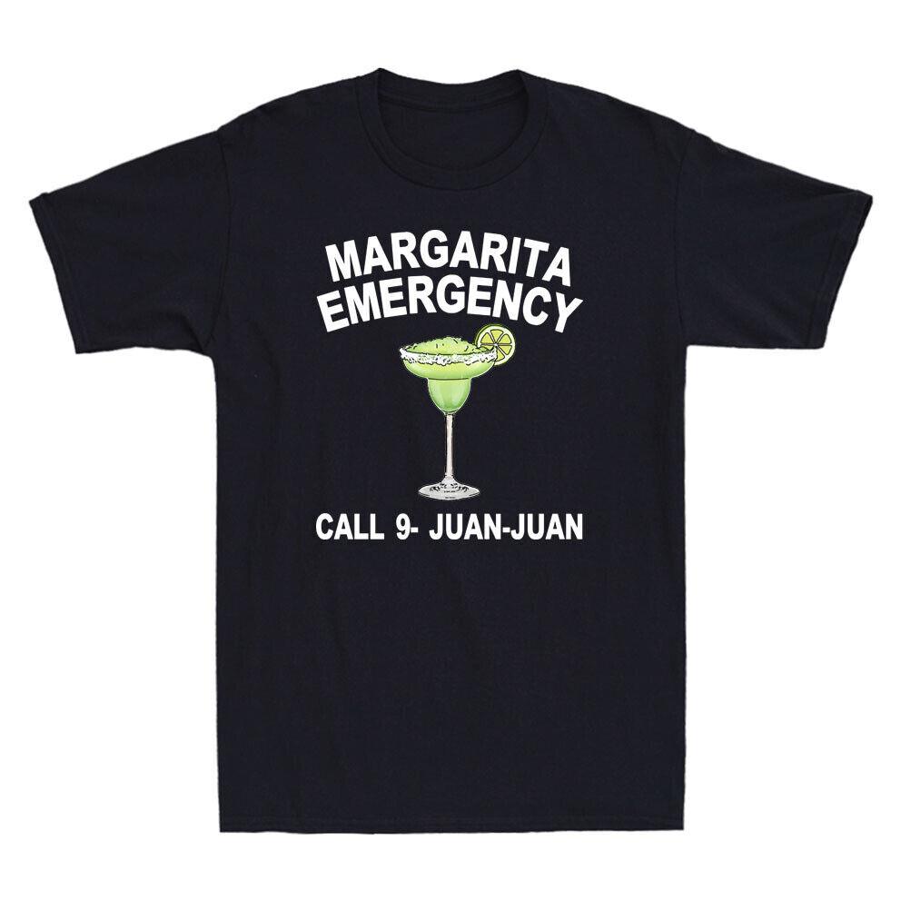 Margarita Emergency Mexican Funny Cinco de Mayo Gift Novelty Men s T-Shirt Black XXL