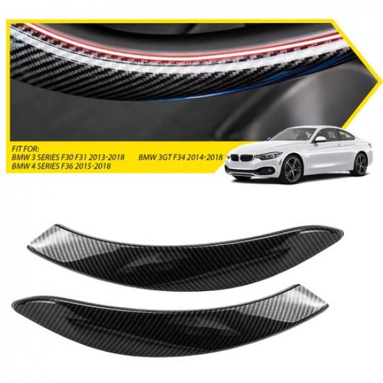 

For BMW 3 Series F30 F31 2013-18 Carbon Fiber ide Door Handle Cover Trim EXV