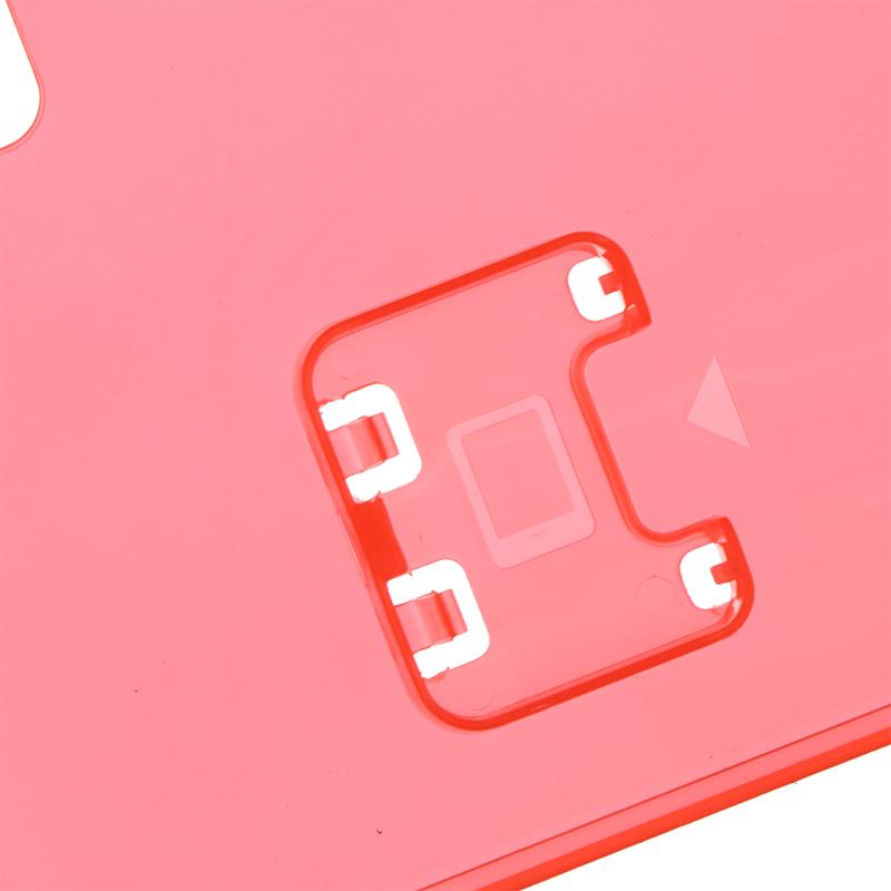 1/3/5Pcs For Switch 2 Game Card Case - Transparent Red Cartridge Holder For Switch 2 Games Storage
