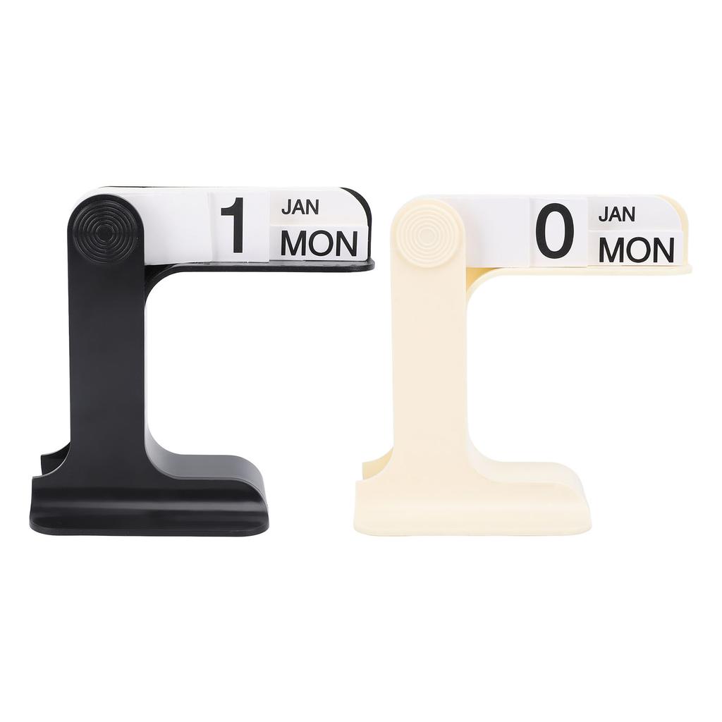 Flipping Simple Calendar Desktop Decoration Stress Relief Ornament Month Date and Day Boards Flip Pe