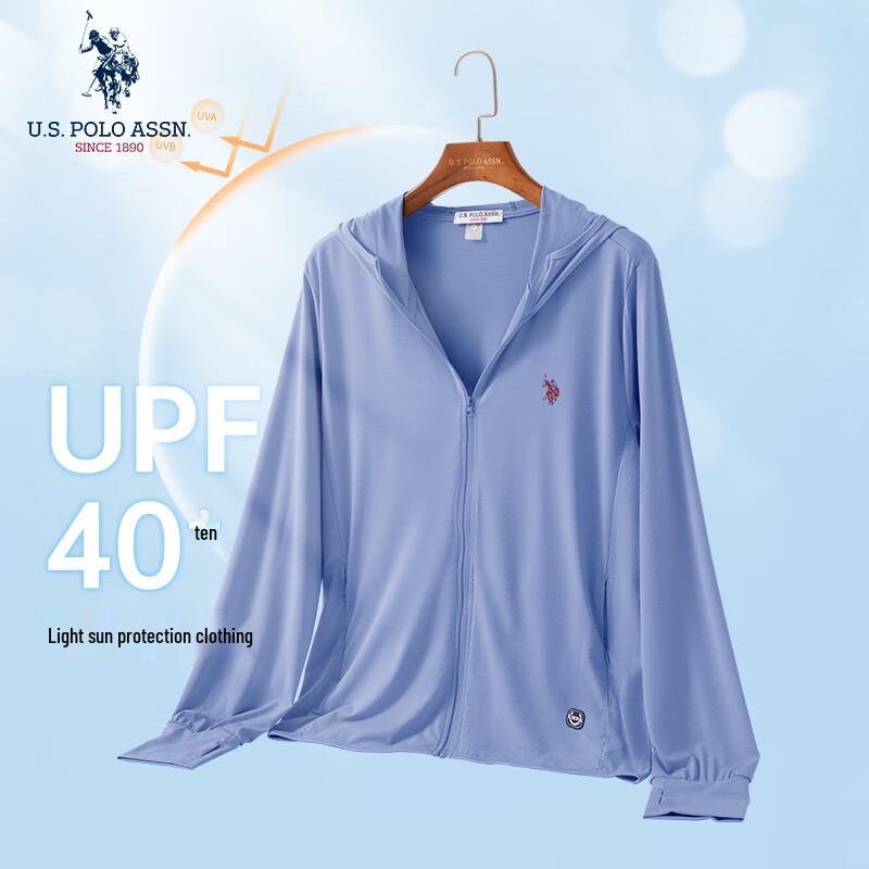 

U.S. POLO ASSN. Men s Hooded Lightweight Sun Protection Jacket 3XL