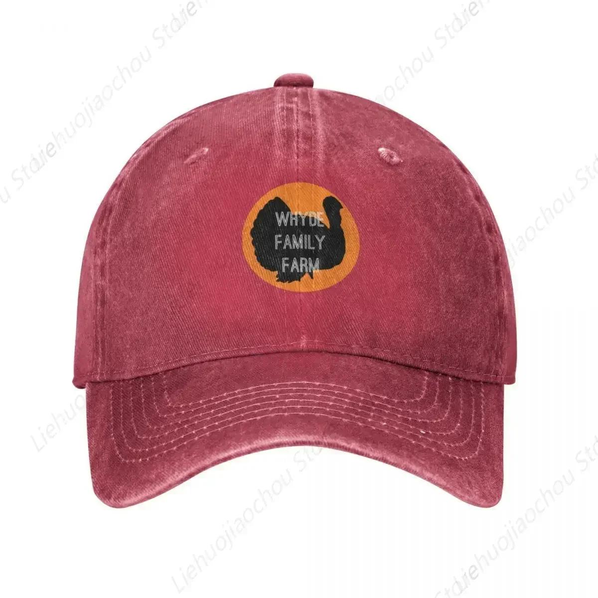 Whyde Family Farms Org Logo Baseball Cap Hat Luxury Brand Ball Cap Fishing Hat UnisexS Hats WomenS Adjustable