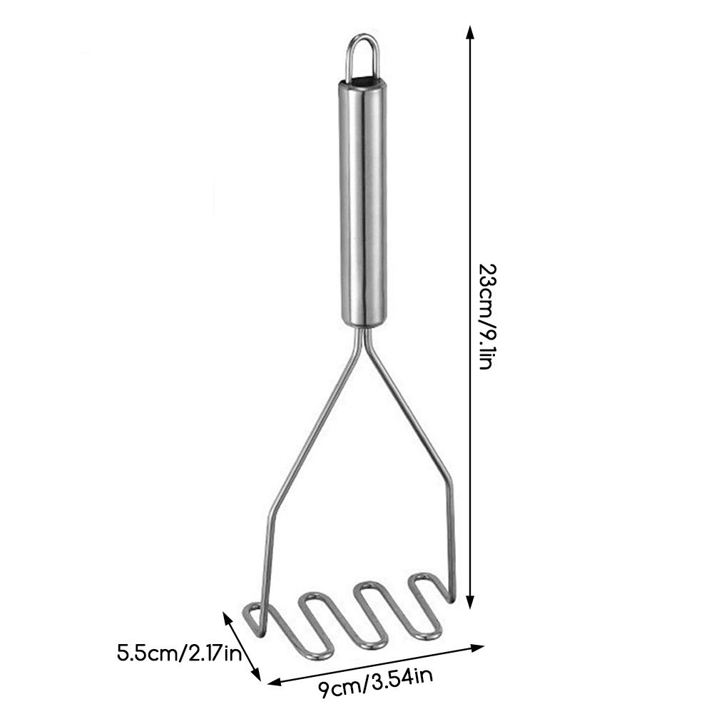 Stainless Steel Potato Masher Manual Avocado Pumpkin Sweet Potato Masher Kitchen Gadget Creative Vegetable Food Mud Press Masher