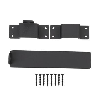 Slide Gate Latch Carbon Steel Heavy Duty Latch Lock with Padlock Hole for Fence Shed Barn Door Courtyard
