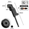 105 Degree Angle Socket Adapter 1/4 inch Extension Hex Drill Bit Adjustable Screwdriver Holder Slotted Phillips Power Hand Tools