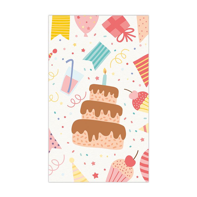 50-Pack Creative Birthday Celebration Cards for Party Decorations and Gifts