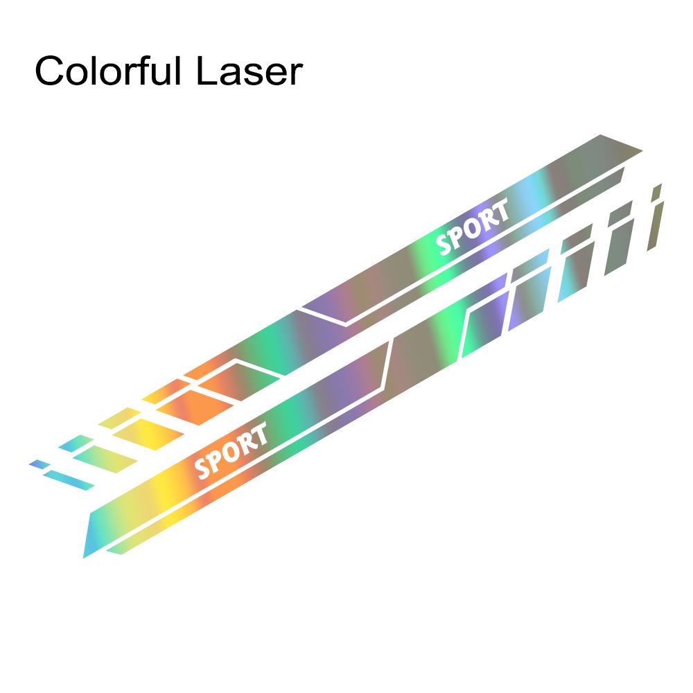 

2PCS Sport Edition Car Door Side Skirt Stickers Self-adhesive Racing Stripes Car Decoration Vinyl Decals For Toyota 4Runner N280