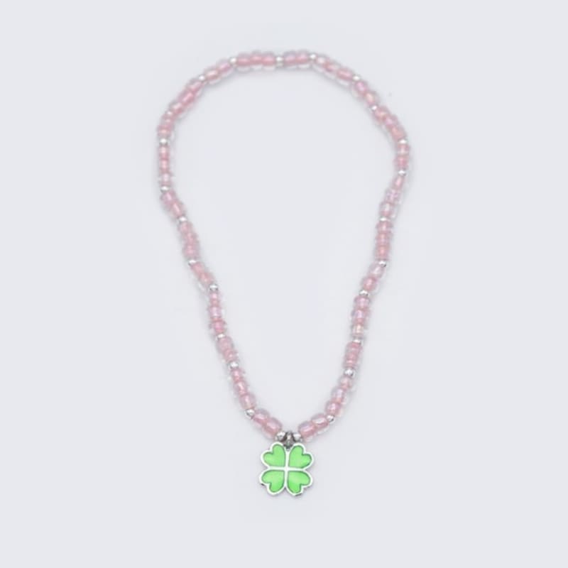 BONBEAU Neon enamel silver motives beads bracelet Neon enamel silver cute motif charm beads mix bracelet