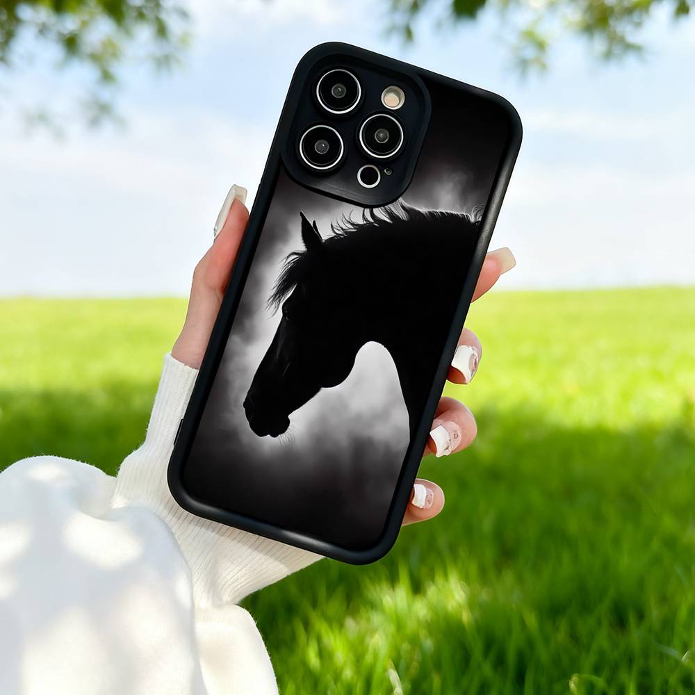 Horse TPU Phone Case For IPhone 17 16 15 14 13 12 11 Pro Plus Max Protection Cover