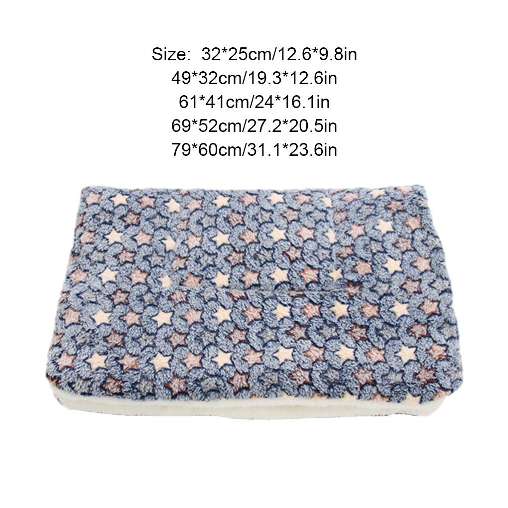 Flannel Thickened Dog Bed Mat Soft And Comfortable For Pet Pet Sleeping Mat Warm Pet Mat Cat Bed Mat