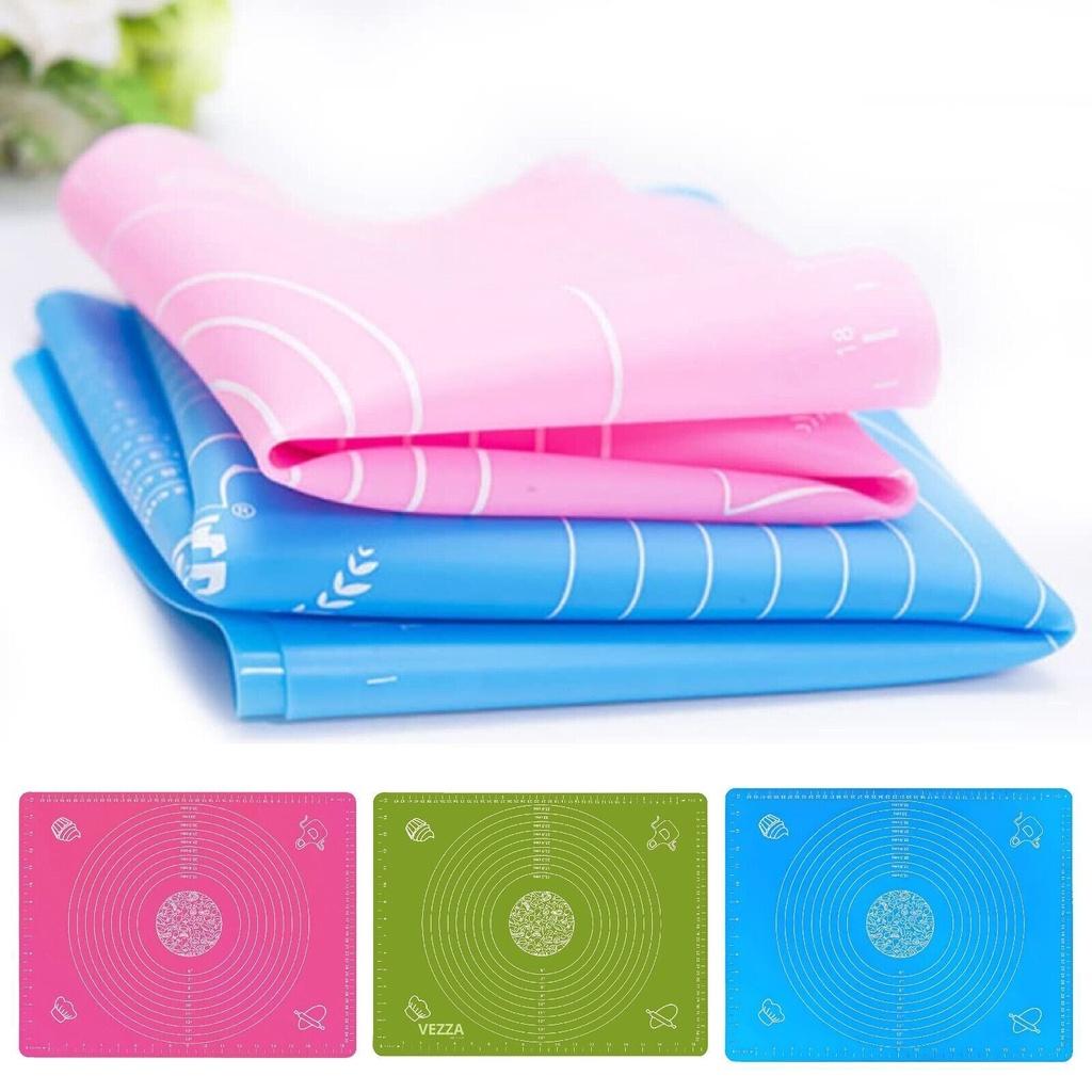 Mat Non Baking Stick Silicone Pastry Kneading Rolling Mat Fondant Cake Dough