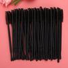 100pcs Disposable Eyelash Brush Mascara Wands Applicator Makeup Brush SetBlack