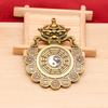 Auspicious Beast Amulet - Five Emperors Coin Bagua Pendant for Doors & Intersections