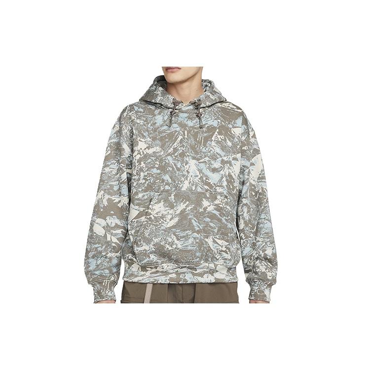 Мужской повседневный спортивный флисовый пуловер Nike ACG Therma-FIT с принтом DJ1426-072 XL