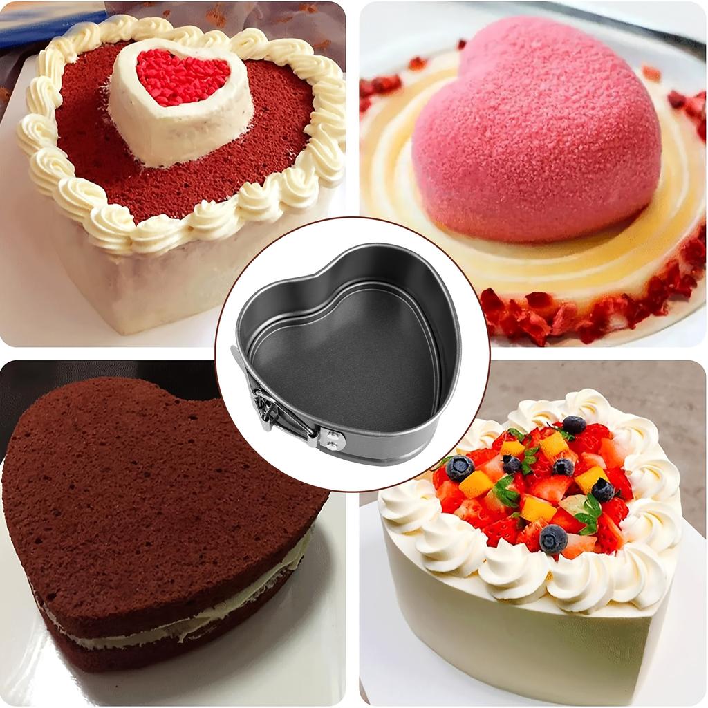 Metal love heart-shaped baking pan non-stick DIY baking pan oven cake pan baking pan bread and chocolate baking cookware
